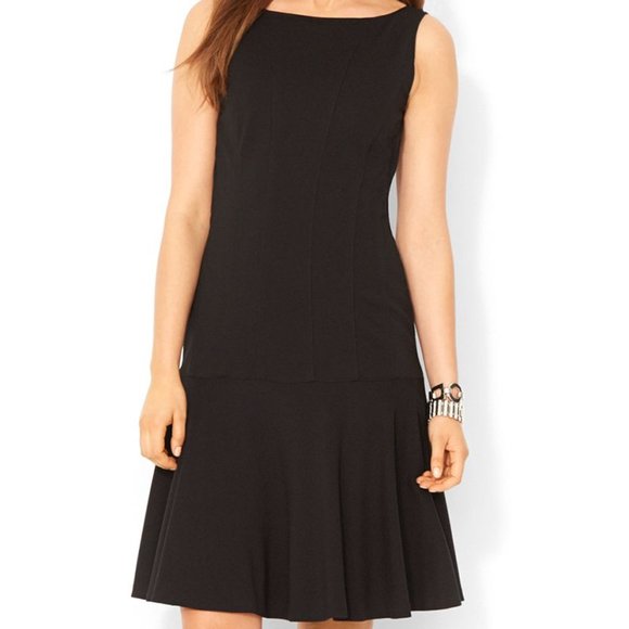 Ralph Lauren Dresses & Skirts - Ralph Lauren Black Drop Waist Dress. Size 6